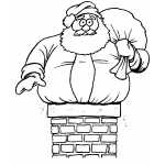 Santa Too Big For Chimney