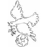 Dove With Earth