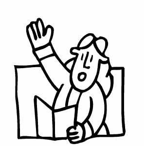Choir Singer coloring page