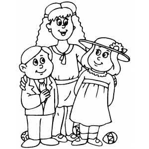 Easter Clothes coloring page