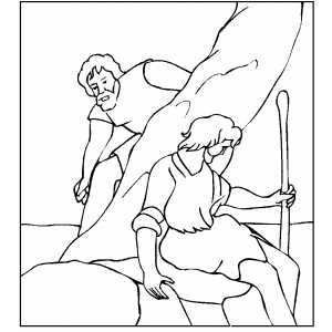 Cain And Abel coloring page