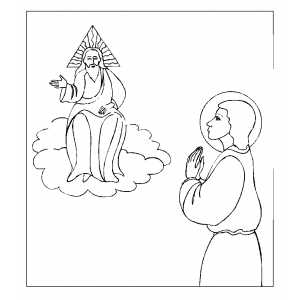 John And God coloring page