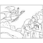 Angel Banishing Adam And Eve From Paradise