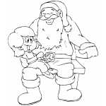 Santa With Kid