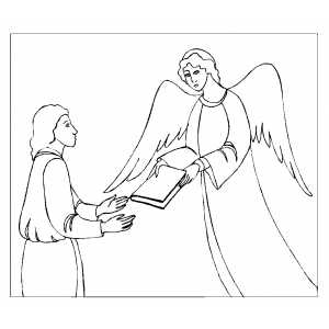 John And Angel coloring page