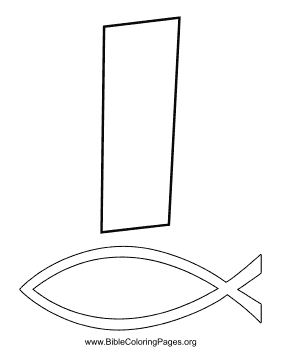 Bible Alphabet I coloring page