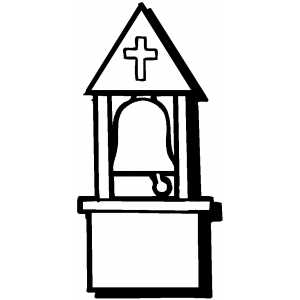 Bell Tower coloring page