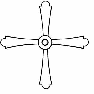 Cross5 coloring page