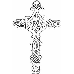 Cross9 coloring page