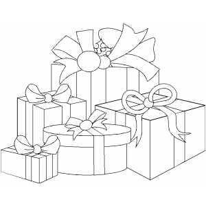 Christmas Gifts coloring page