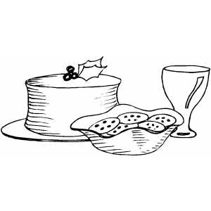 Holiday Delicious coloring page