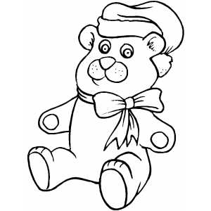 Smiling Bear coloring page