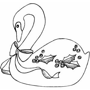 Holly Swan coloring page