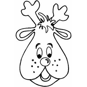 Reindeer Kid coloring page