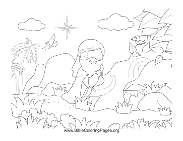 Gethsemane coloring page