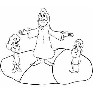 Jesus coloring page