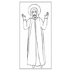 Resurrection coloring page