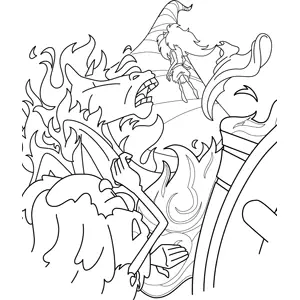 A Whirling Tempest Will Burst on the Head of the Wicked coloring page