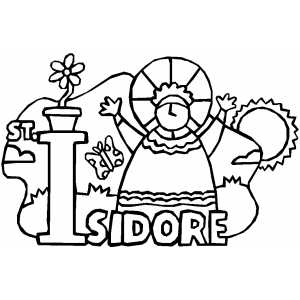 Isidore coloring page