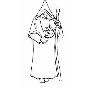 Orthodox Priest coloring page