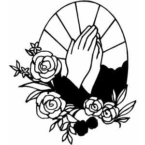 Prayer coloring page