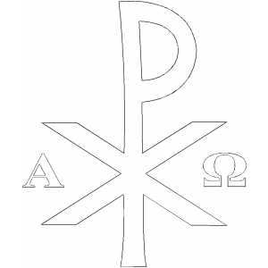 Alpha And Omega coloring page