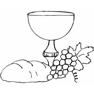 Chalice coloring page