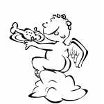 Cherub Eating