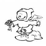 Holding Flower