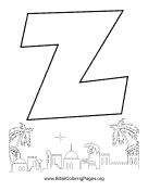 Bible Alphabet Z