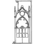 Church Door Border