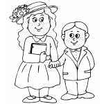 Kids In Easter Clothes