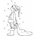 Boy With Santa Bag