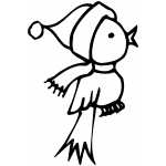 Signing Bird Wearing Hat