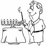 Lighting Menorah