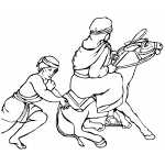 Balaam With Servant