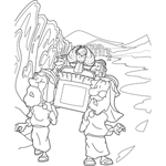 The Priests Came Up Out of the River Carrying the Ark of the Covenant