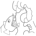 Peter Finds Shekel in Fish Mouth