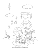 Family Singing Hymns